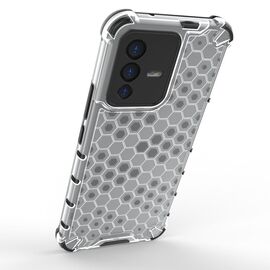 Honeycomb case armored cover with a gel frame for Vivo V23 5G transparent - Uncategorized Cases (2) - Cases - Techbox