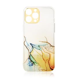 Marble Case Cover for Samsung Galaxy A12 5G Gel Cover Orange Marble - Samsung Cases - Cases - Techbox