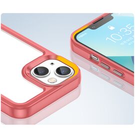 Outer Space Case iPhone 14 hard cover with a gel frame red - Apple Cases - Cases - Techbox