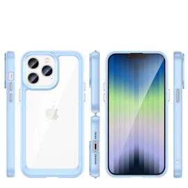 Outer Space Case iPhone 14 Pro hard cover with a gel frame blue | Techbox