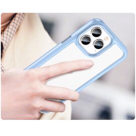 Outer Space Case iPhone 14 Pro hard cover with a gel frame blue | Techbox