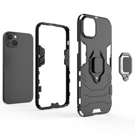 Ring Armor case for iPhone 14 Plus armored cover magnetic holder ring black | Techbox