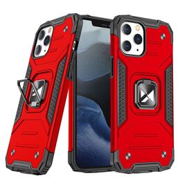 Wozinsky Ring Armor case for iPhone 14 Pro armored cover magnetic holder ring red - Apple Cases - Cases - Techbox