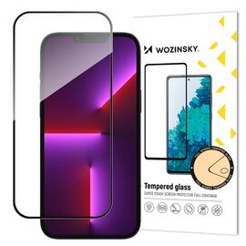 Wozinsky super durable Full Glue tempered glass full screen with frame Case Friendly iPhone 14 Pro black | Techbox