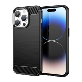 Carbon Case iPhone 14 Pro Max flexible gel back cover black | Techbox