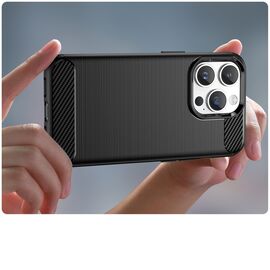 Carbon Case iPhone 14 Pro Max flexible gel back cover black | Techbox