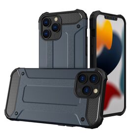 Hybrid Armor case for iPhone 14 Pro armored hybrid cover blue | Techbox