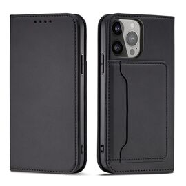 Magnet Card Case case for iPhone 14 Plus flip cover wallet stand black - Apple Cases - Cases - Techbox