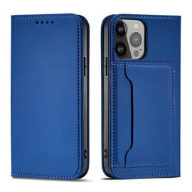 Magnet Card Case case for iPhone 14 Plus flip cover wallet stand blue - Apple Cases - Cases - Techbox