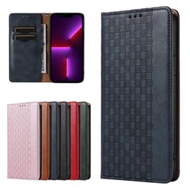 Magnet Strap Case Case for iPhone 14 Plus Flip Wallet Mini Lanyard Stand Blue | Techbox