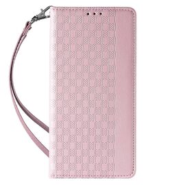 Magnet Strap Case Case for iPhone 14 Plus Flip Wallet Mini Lanyard Stand Pink - Apple Cases - Cases - Techbox
