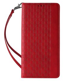 Magnet Strap Case iPhone 14 Plus Case with Flip Wallet Mini Lanyard Stand Red - Apple Cases - Cases - Techbox