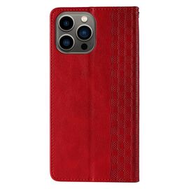 Magnet Strap Case iPhone 14 Pro Case with Flip Wallet Mini Lanyard Stand Red - Apple Cases - Cases - Techbox