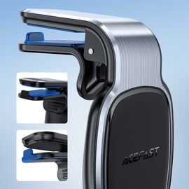 Acefast Magnetic Car Phone Holder for Ventilation Grille Gray (D16 gray) - Smartphone Holders - Smartphones - Techbox