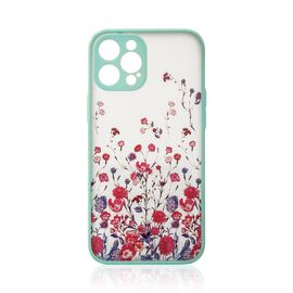 Design Case for iPhone 12 Pro flower case light blue | Techbox