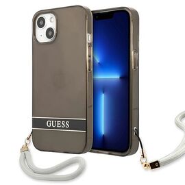 Guess GUHCP13SHTSGSK iPhone 13 mini 5.4" black/black hardcase Translucent Stap | Techbox