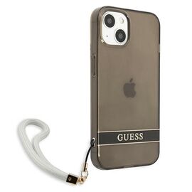 Guess GUHCP13SHTSGSK iPhone 13 mini 5.4" black/black hardcase Translucent Stap | Techbox