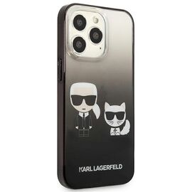 Karl Lagerfeld KLHCP13LTGKCK iPhone 13 Pro / 13 6,1" hardcase czarny/black Gradient Ikonik Karl & Choupette | Techbox