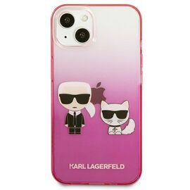 Karl Lagerfeld KLHCP13STGKCP iPhone 13 mini 5,4 "hardcase pink / pink Gradient Ikonik Karl &amp; Choupette - Apple Cases - Cases - Techbox