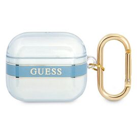 Guess GUA3HHTSB AirPods 3 cover blue/blue Strap Collection | Techbox