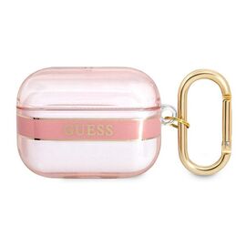 Guess GUAPHHTSP AirPods Pro cover pink/pink Strap Collection | Techbox