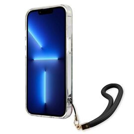 Guess GUHCP13LHFLSB iPhone 13 Pro / 13 6.1" blue/blue hardcase Flower Strap | Techbox