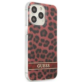 Guess GUHCP13LHSLEOR iPhone 13 Pro / 13 6.1 "red / red hardcase Leopard - Apple Cases - Cases - Techbox