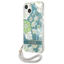 Guess GUHCP13SHFLSN iPhone 13 mini 5.4" green/green hardcase Flower Strap | Techbox