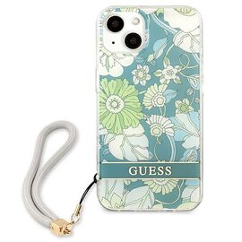 Guess GUHCP13SHFLSN iPhone 13 mini 5.4" green/green hardcase Flower Strap | Techbox