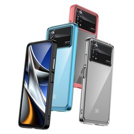 Outer Space Case for Xiaomi Poco X4 Pro 5G cover with a flexible frame black | Techbox