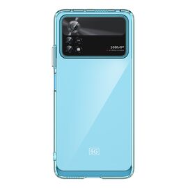 Outer Space Case for Xiaomi Poco X4 Pro 5G cover with a flexible frame blue | Techbox