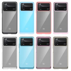 Outer Space Case for Xiaomi Poco X4 Pro 5G cover with a flexible frame blue | Techbox