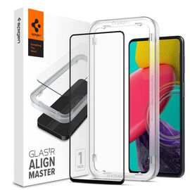 TEMPERED GLASS Spigen ALM GLASS FC GALAXY M53 5G BLACK - Uncategorized Screen Protection (2) - Screen & Camera Protection - Techbox
