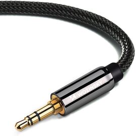 Wozinsky universal mini jack cable 2x AUX cable 2 m black - Cables & Adapters - Cables & Accessories - Techbox