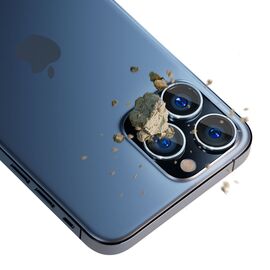 Camera glass for iPhone 14 9H for 3mk Lens Protection Pro series lens - silver | Techbox