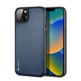 Dux Ducis Fino case cover iPhone 14 Plus blue nylon | Techbox