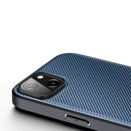 Dux Ducis Fino case cover iPhone 14 Plus blue nylon | Techbox