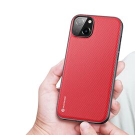 Dux Ducis Fino case cover made of nylon for iPhone 14 Plus red | Techbox