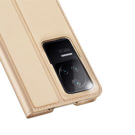 Dux Ducis Skin Pro Holster Cover Flip Cover for Xiaomi Poco F4 5G gold | Techbox