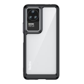 Outer Space Case for Xiaomi Poco F4 5G cover with a flexible frame black | Techbox