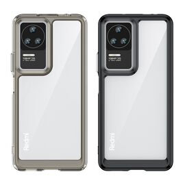 Outer Space Case for Xiaomi Poco F4 5G cover with a flexible frame blue | Techbox