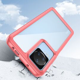 Outer Space Case Xiaomi Poco F4 5G cover with a flexible frame red | Techbox