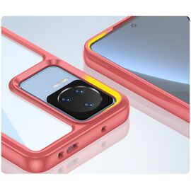 Outer Space Case Xiaomi Poco F4 5G cover with a flexible frame red | Techbox