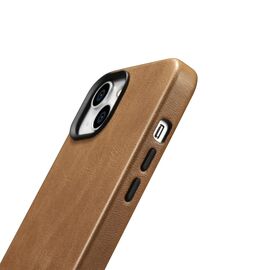 iCarer Oil Wax Premium Leather Case iPhone 14 Plus Magnetic Leather Case with MagSafe Brown (WMI14220703-TN) | Techbox