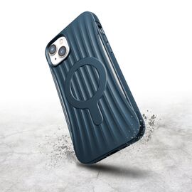 Raptic X-Doria Clutch Case iPhone 14 Plus with MagSafe back cover blue | Techbox