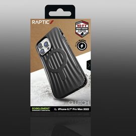 Raptic X-Doria Clutch Case iPhone 14 Pro Max with MagSafe back cover black | Techbox