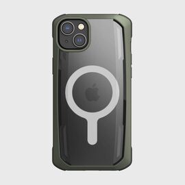 Raptic X-Doria Secure Case iPhone 14 Plus with MagSafe armored cover green | Techbox