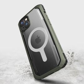 Raptic X-Doria Secure Case iPhone 14 Plus with MagSafe armored cover green | Techbox