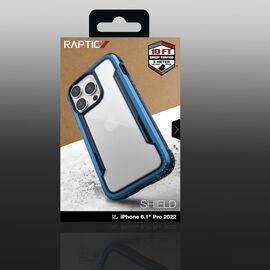 Raptic X-Doria Shield Case iPhone 14 Pro armored cover blue | Techbox