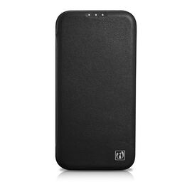 iCarer CE Premium Leather Folio Case iPhone 14 Plus Magnetic Flip Leather Folio Case MagSafe black (WMI14220715-BK) | Techbox